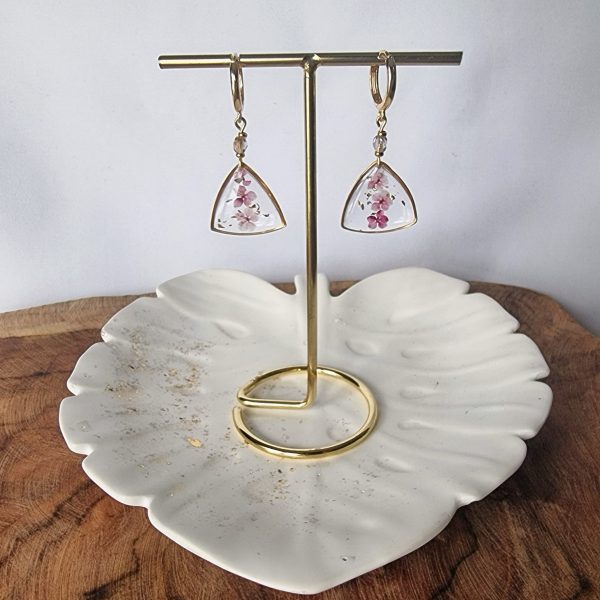 Kolczyki Kwiaty w Epoxy nr KZ/25