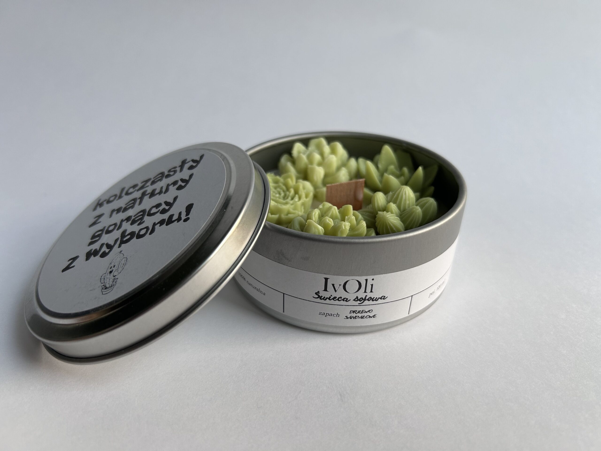 ŚWIECA SOJOWA - KAKTUSY - obrazek 2