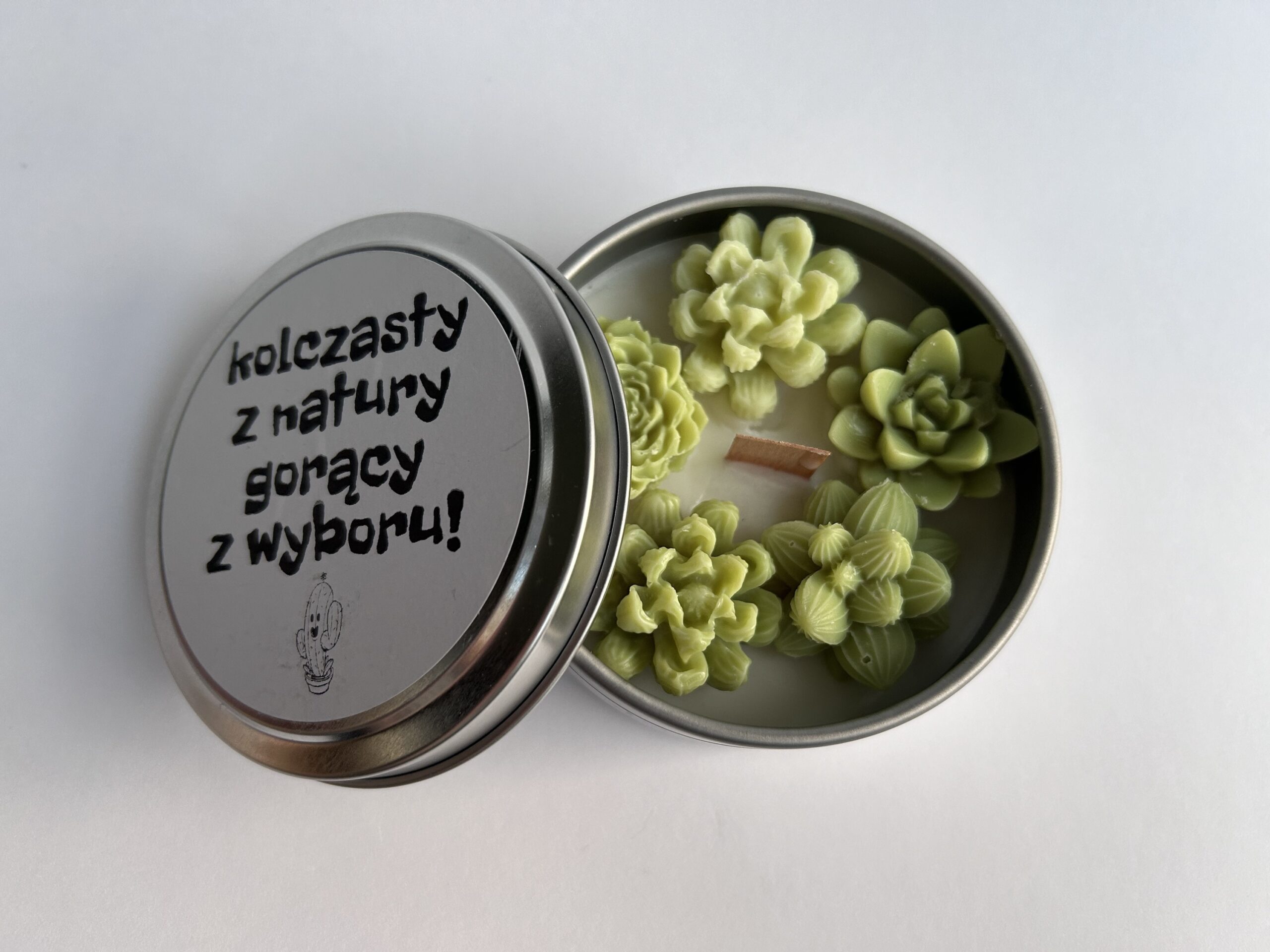 ŚWIECA SOJOWA - KAKTUSY