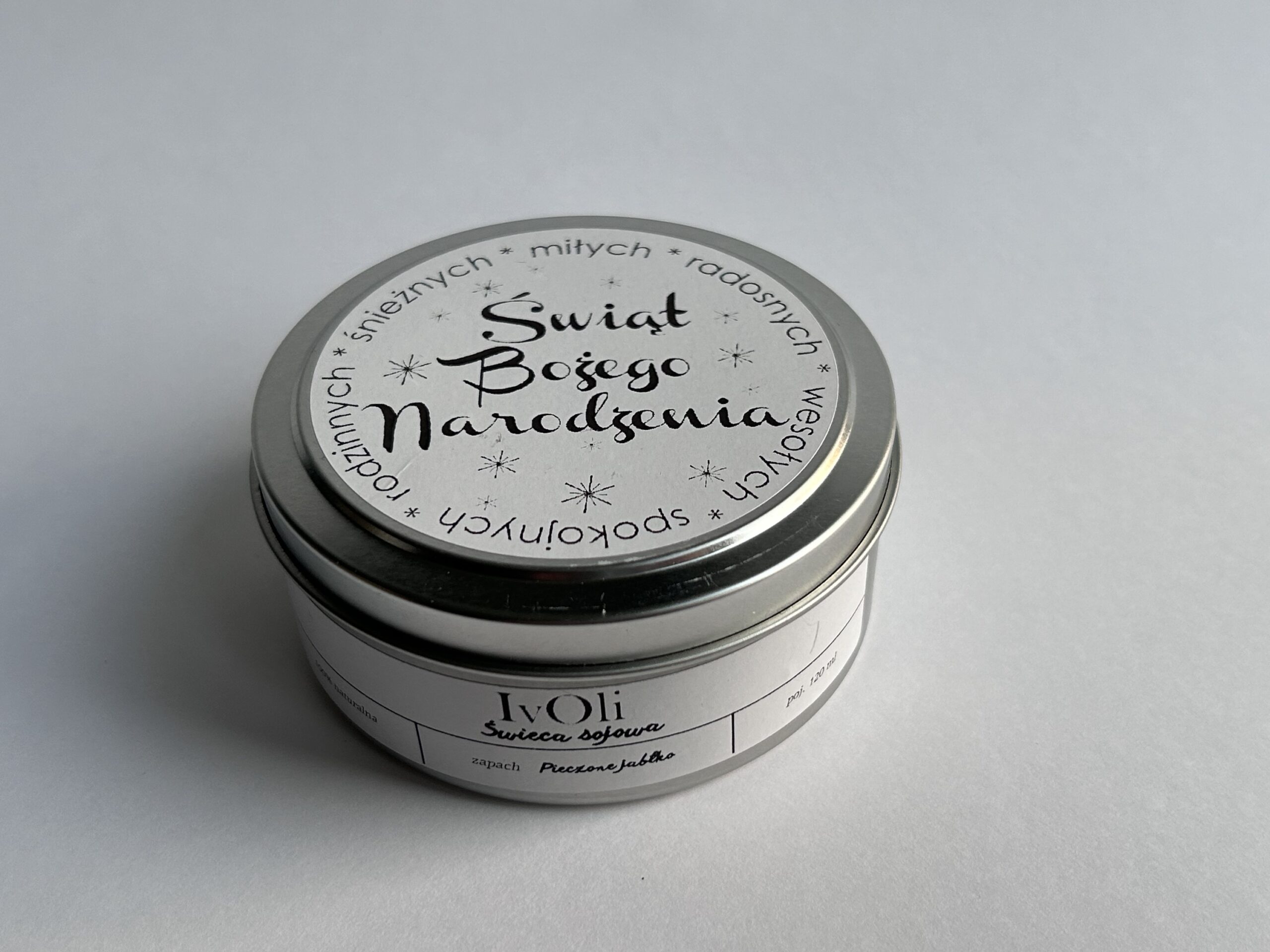 ŚWIECA SOJOWA - ŚNIEŻYNKA w PUSZCE - obrazek 3